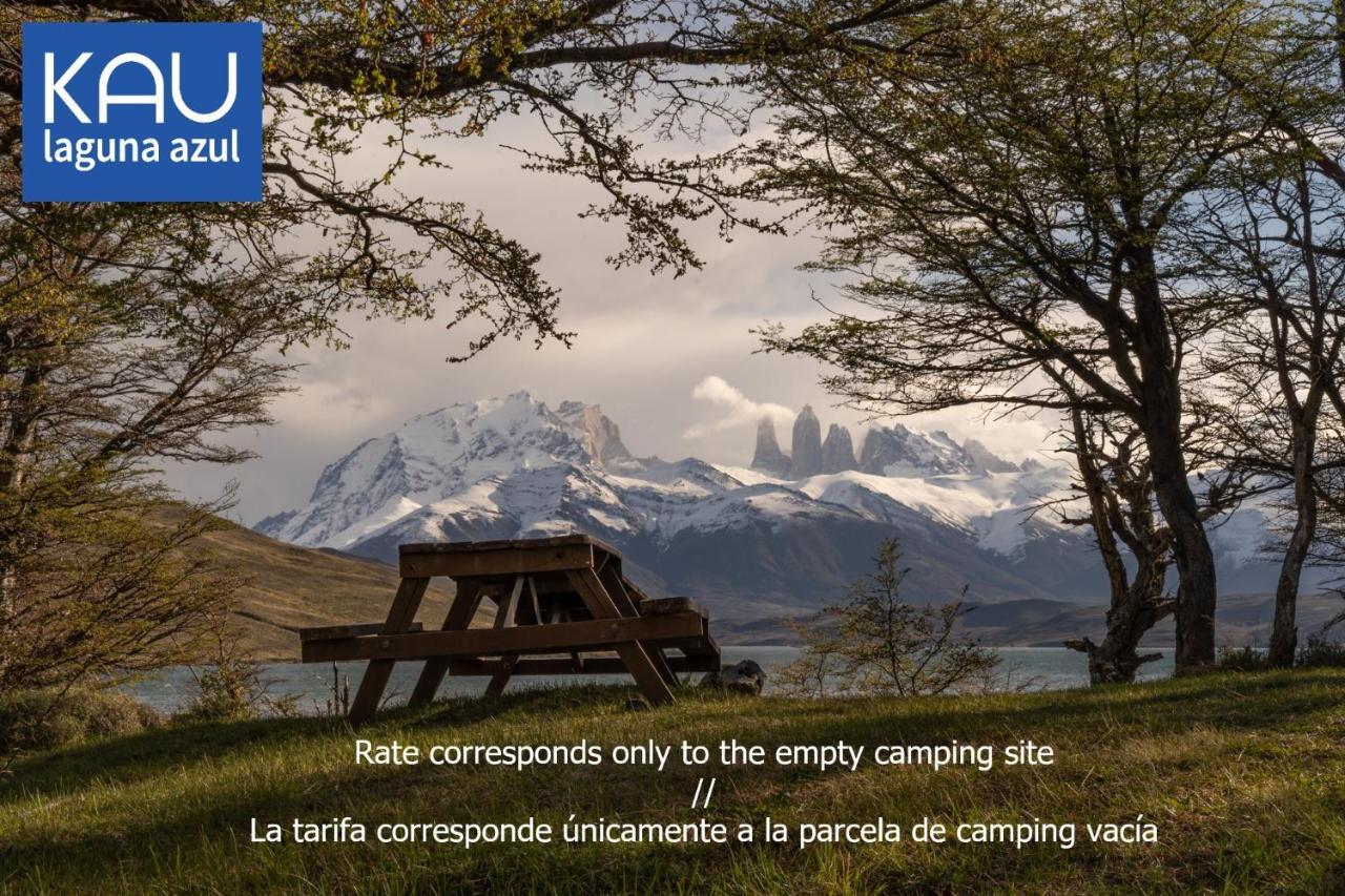 Camping Kau Laguna Azul Torres del Paine National Park Bagian luar foto